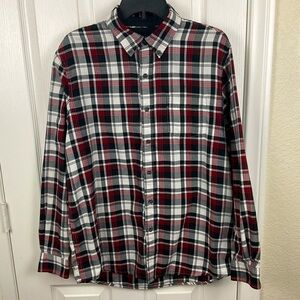 Chaps Ralph Lauren Men’s Lightweight Flannel Button Down Shirt, Size Large